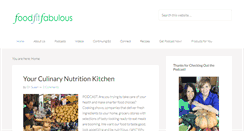 Desktop Screenshot of foodfitfabulous.com
